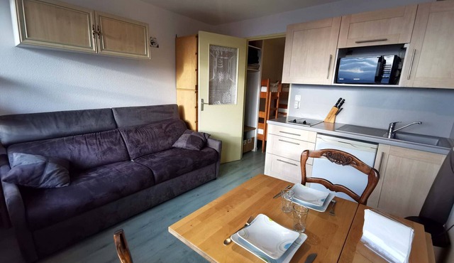 Quiet studio near ski slopes, Les Adrets-Prapoutel