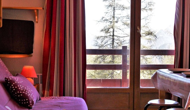 Quiet studio cabin, ski-in/out, sleeps 4 - Risoul 1850