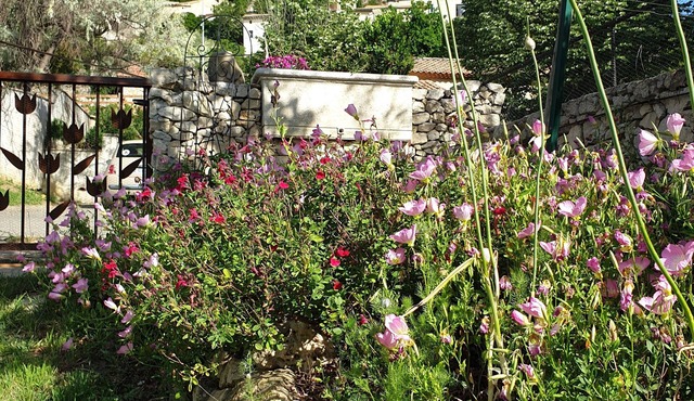 Quiet studio in Drôme provençale, flower garden. Near Grignan and southern Ardèche.