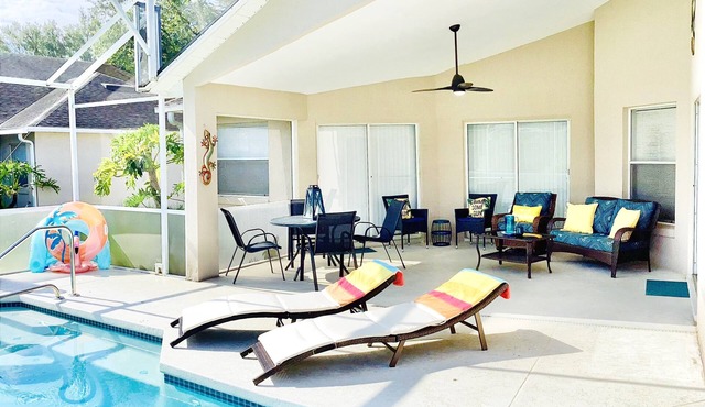 Quiet Sun Villa. Close to Disney, Universal, Golf Courses. Private Heated Pool!