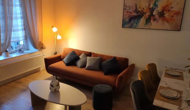 Quiet town center house with patio and 2-wheel garage