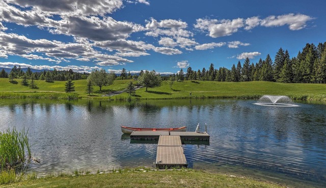 Quiet Trego Resort Home w/Lake, Pavilion & Trails