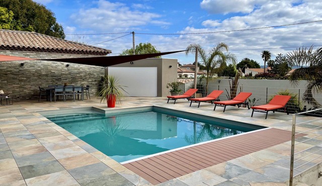 Quiet villa near hyeres les palmiers
