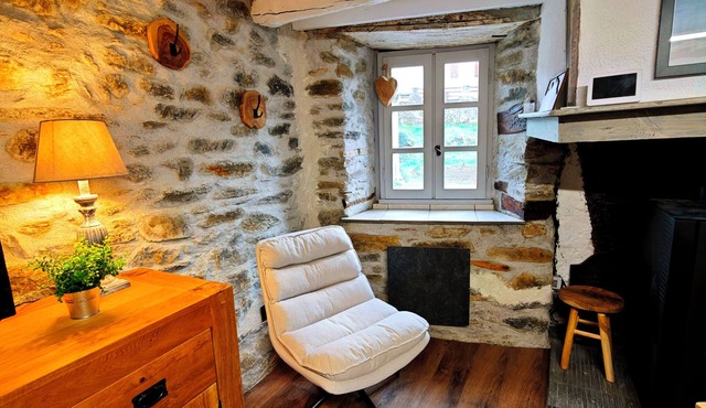 Quiet village house in the mountains.