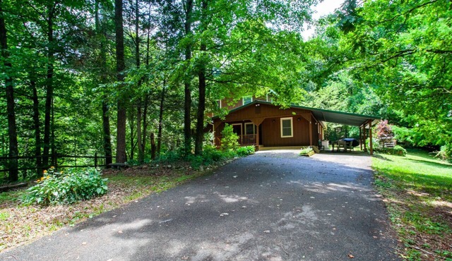 Quietside Cabin: Sunroom, Fire Pit, Theater Den, & Stunning Views