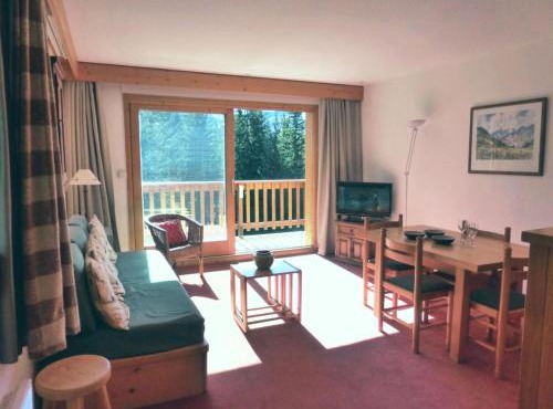 Résidence Les Dauphinelles - 2 pièces cabine pour 4/6 personnes situé à Méribel Altiport proche des pistes de ski et du golf MAE-2035