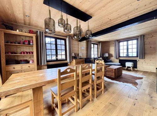 Résidence Chez Simone - Chalet Simone avec vue sur un village typique du Val d'Arly MAE-6374