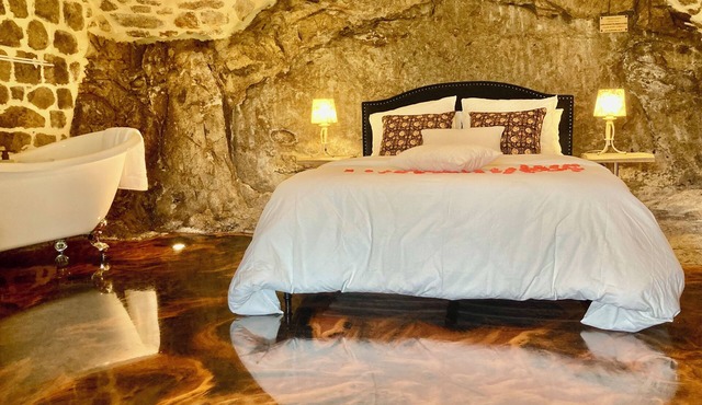 Romantic rock refuge - Private spa and exceptional panorama