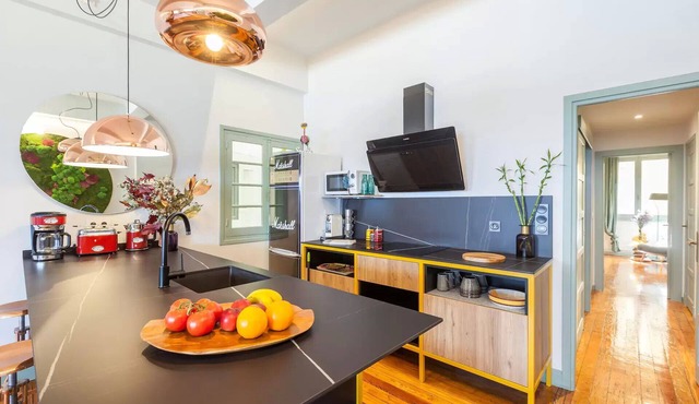 Radiant Sea View luxury apartment. Zurriola beach Waterfront.