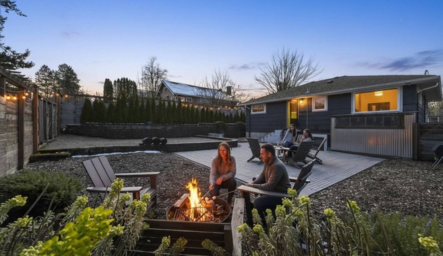 Rainier Beach 4BR/2BA Modern Home, Firepit, BBQ&Lake Access, 15min FIFA WorldCup
