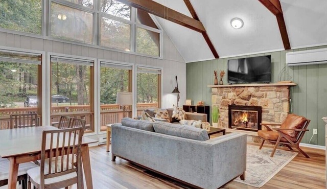 Raised A Frame Chalet | Big Bass Lake | Hot Tub