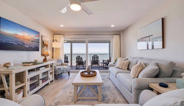 Ram Sea 203—Beachfront Bliss w/Gulf Views, Pool, & Walkable Dining