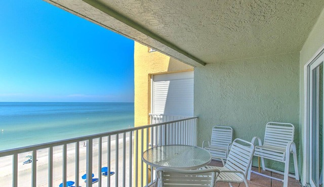 Ram Sea 406 is a Silver Tier 2-bedroom 2 bath Gulf Front Condo on 4th Floor