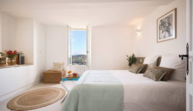 Ramparts of Vence. House on the 1st line of the ramparts of St Paul de Vence.