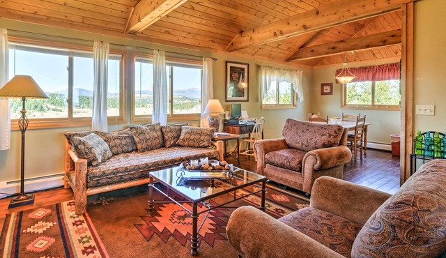 Ranch of the Rockies Cabin on 4 Acres w/ Mtn Views