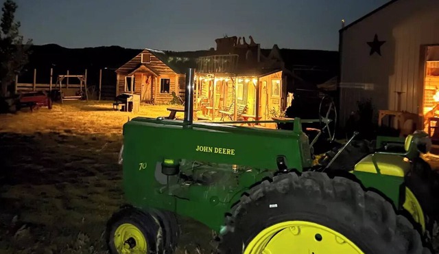 Ranch style camper located on hobby farm