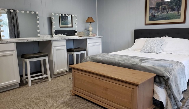 Ranch style Farmhouse located on a horse ranch and rescue south of Fort Worth