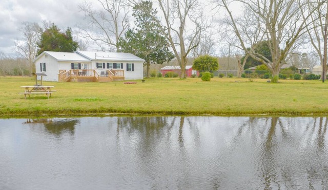Ranch-Style Home on the Pond