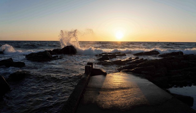 Randkløve Villa on the coastal road near Gudhjem.