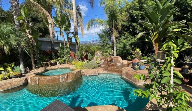 RARE- 5 min to Rose Bowl home w/heated POOL, GYM, & OFFICE