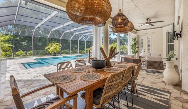 Rare Find! Mediterranean Inspired Villa with Heated Pool and Private Mini Golf