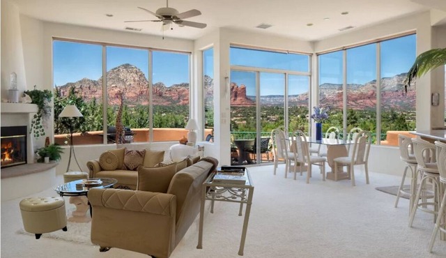 RARE FIND! Star of Sedona Villa on Vortex Land+ Red Rock Views + Stunning Deck!