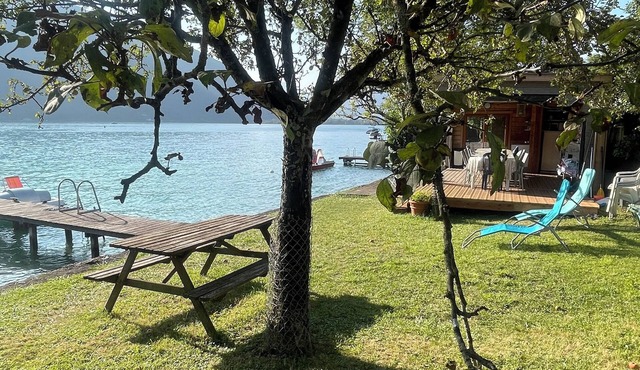 Rare lakefront property for rent with private beach