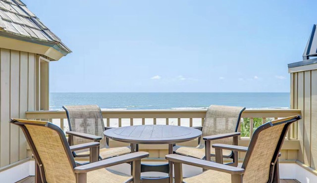 Rare, Luxury Oceanfront Turtle Lane Club Townhome with Rooftop Patio!