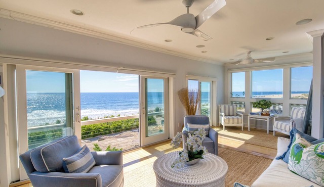 Rare Sea Bright Oceanfront Oasis, Steps to Beach!