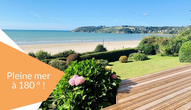 Rare, Vue pleine mer à 180°c surplombant la plage