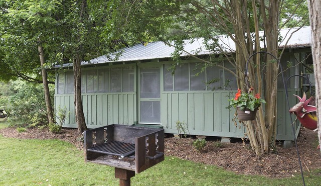 Raven's Roost Cabin has two bedrooms and sleeps four.