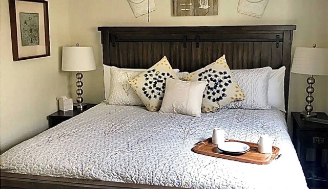 Ravens Hideaway Cottage on Main, King, KItchen, Living Rm, w/d & Patio w/Grill