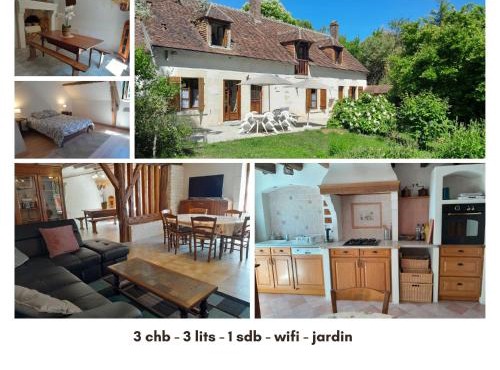 Ravissante longère avec grand jardin et cheminée