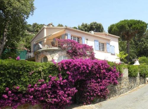 Rayol vue mer jardin plage à pied - St-Tropez 25km