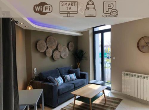 RDC 2 - Studio meublé centre-ville, au pied du pont Saint Pierre