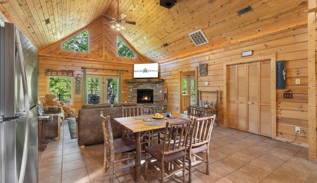 Real Log Cabin Near Big Cedar w Private Hot Tub & Grill on Huge Deck Car Charger