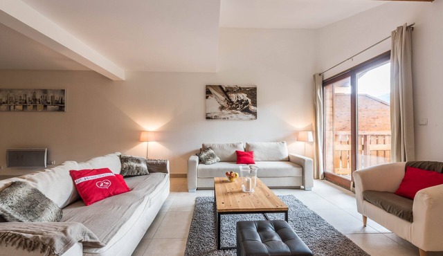 Recent flat, 4 bedrooms, close to slopes