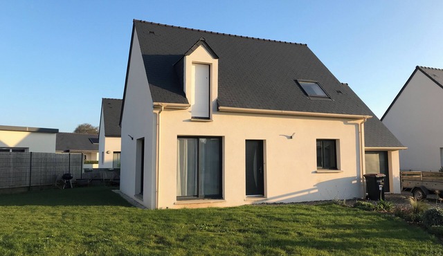 Recent house close to the sea.