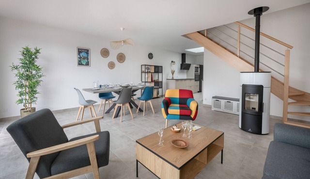 Recent house in Pornic, 500m from the beach for 5