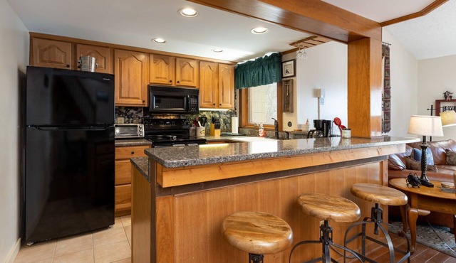 Recent improvements, walk to events, trails and slopes