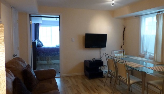 Recently built, a very clean & bright apartment facing a court yard