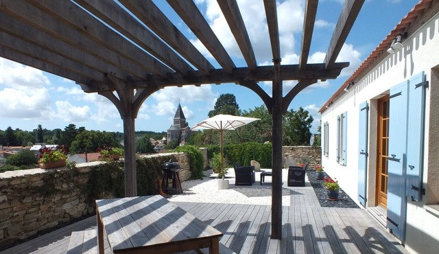 Recently Built Hillside House on the edge of a small town in South Vendee