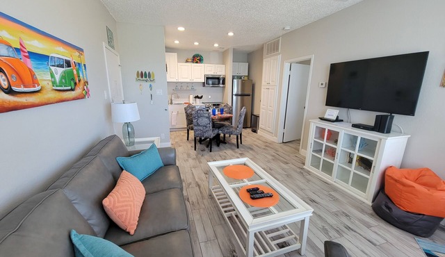 RECENTLY REMODELED "The Surf Shack" 1st Floor, Overlooks Pond, Close to Beach