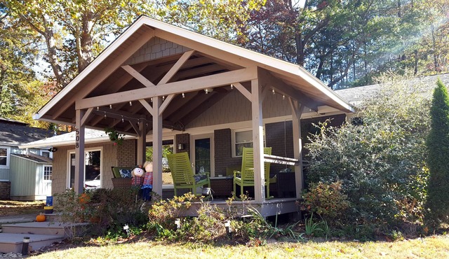 Recently renovated, new front porch and walk-able to the town of Black Mountain
