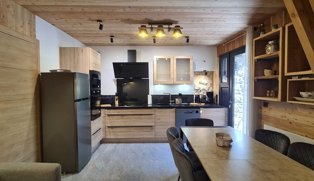 Recently renovated mountain dwelling*, terraces with lake, mountain and forest views.