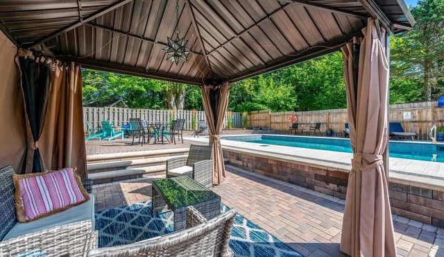 Recently renovated with new oversized private pool in downtown New Buffalo!