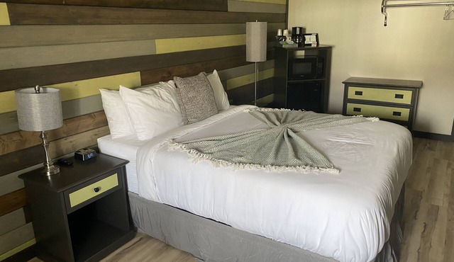 Recently Restored Old Motel Over Looking Lake Roosevelt