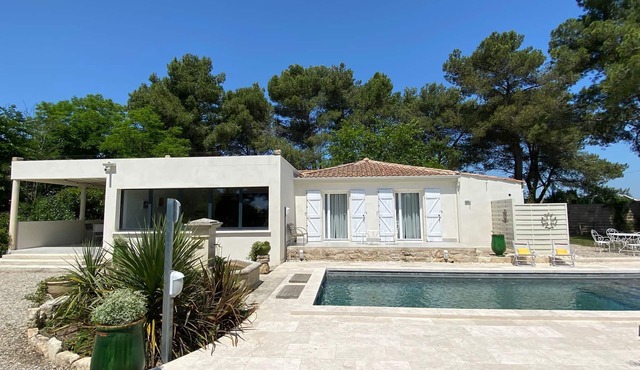 Recharge your batteries; Large house for 8 people, private pool, large grounds.