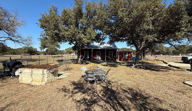 Red Barn in Pipe Creek, TX.