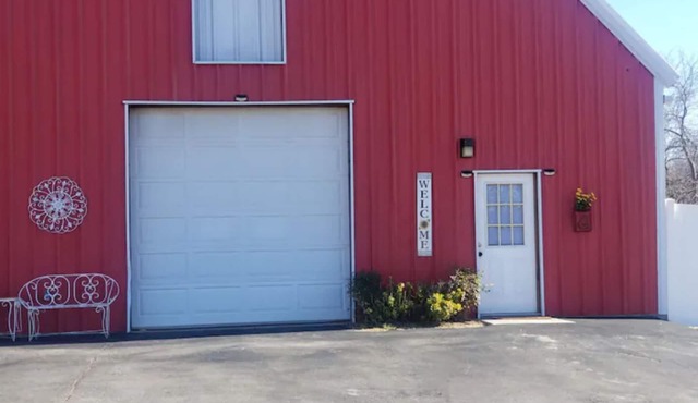 Red Barndominium